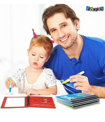 Pack of 3 - Magic Water Coloring Book for Kids