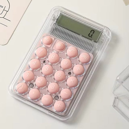 8-Digit Student Calculator – Large LCD Display | Random Color