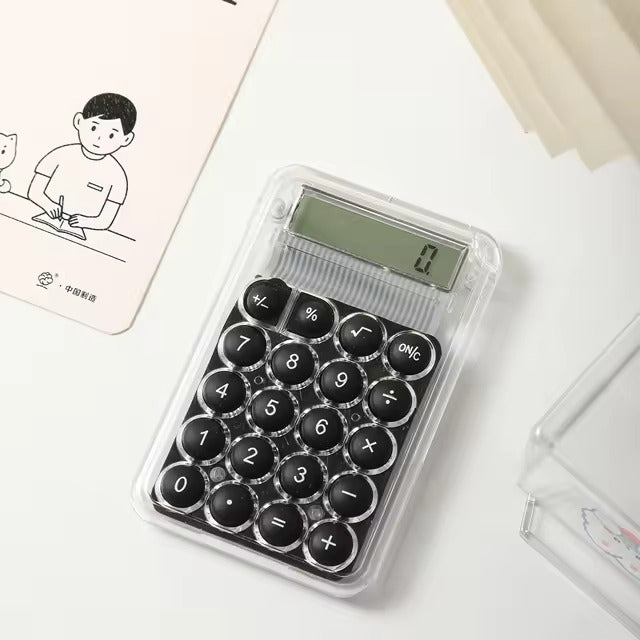 8-Digit Student Calculator – Large LCD Display | Random Color