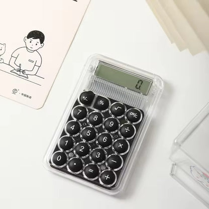 8-Digit Student Calculator – Large LCD Display | Random Color