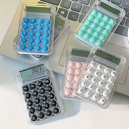 8-Digit Student Calculator – Large LCD Display | Random Color