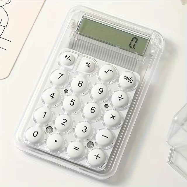 8-Digit Student Calculator – Large LCD Display | Random Color