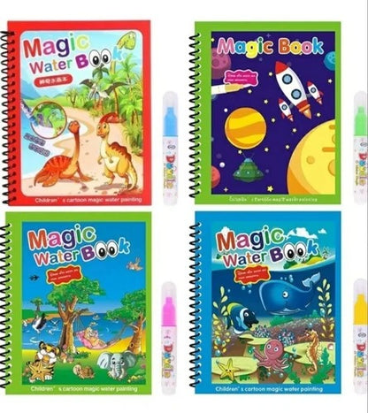 Pack of 3 - Magic Water Coloring Book for Kids